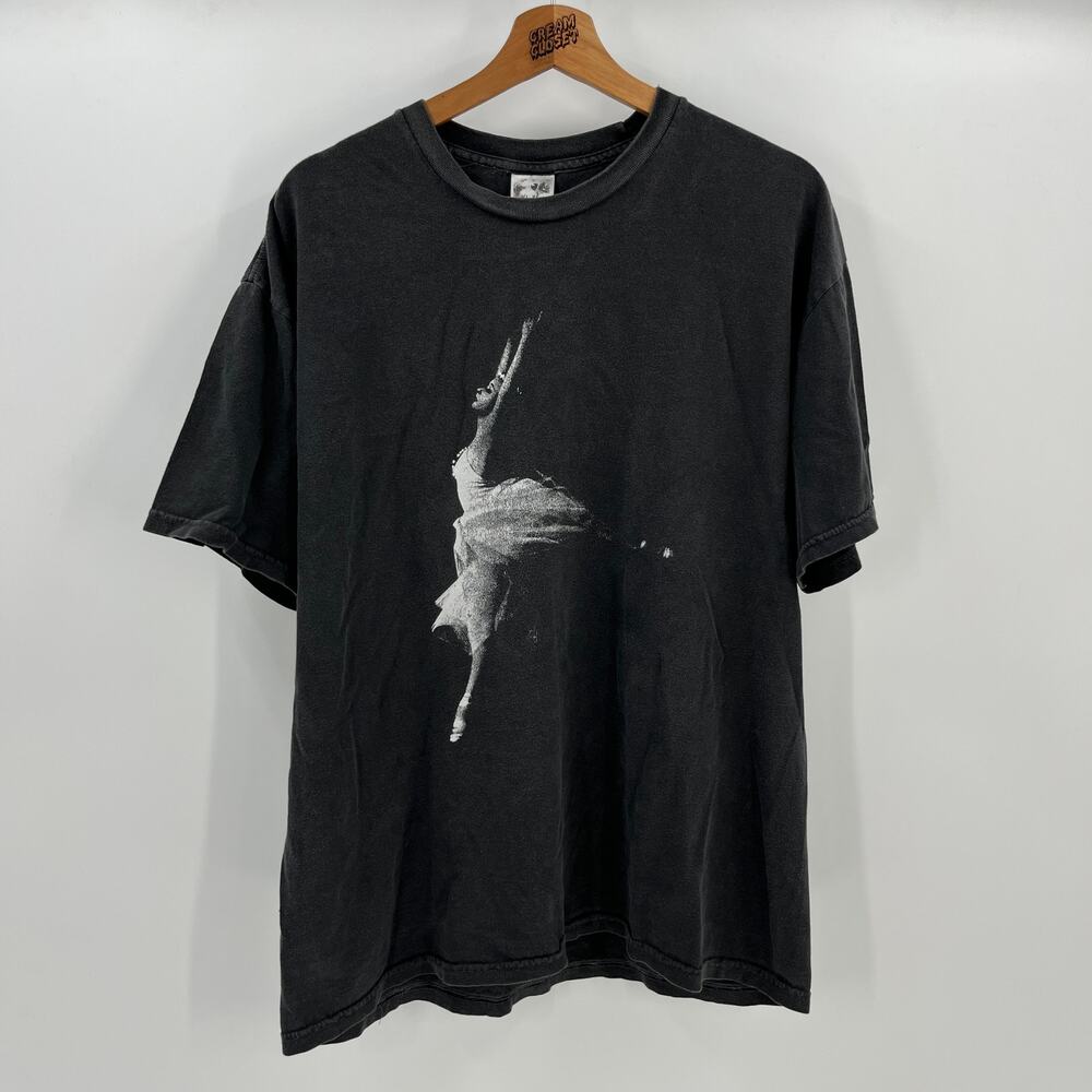 Basketcase Gallery Ballerina Tee in Washed Black L